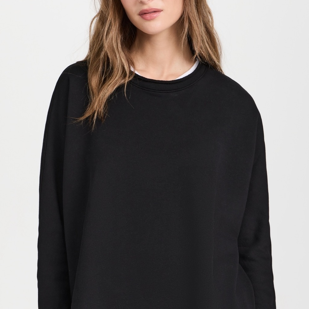 Frank & Eileen Anna Black Crewneck Sweatshirt